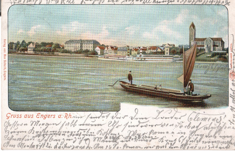 Rheinfront um 1900
